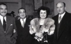 19 de marzo de 1950 Onomástica de José Campúa celebrada en su estudio de la c/ Bárbara de Braganza