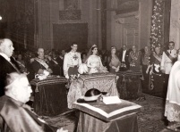 La boda de Carmen Franco y Polo con Cristóbal Martínez Bordiú, captada por el fotógrafo Pepe Campúa