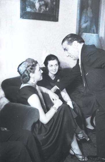 19 de marzo de 1951 Onomástica de José Campúa celebrada en su estudio de la c/ Bárbara de Braganza