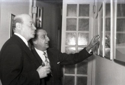 19 de marzo de 1952 Onomástica de José Campúa celebrada en su estudio de la c/ Bárbara de Braganza