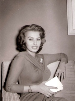 Sofía Loren retratada por Campúa en 1956 en Madrid